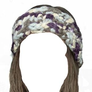 HANDMADE Chunky Crocheted Multicolor Headband/earwarmer